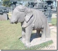 elephant statue in warangal fort elephant statue in warangal fort