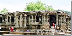 tourists in thousand pillar temple tourists in thousand pillar temple